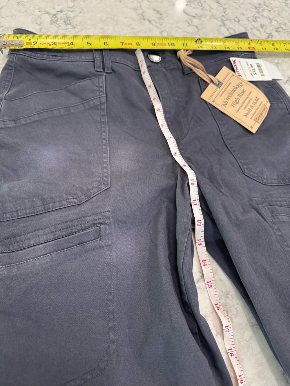 Democracy Women’s High Rise Cargo Pants - Slate Gray Size 10 NWT - Picture 8 of 9